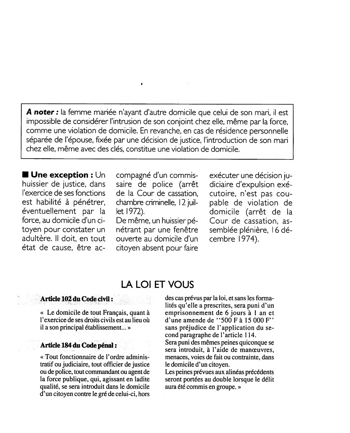 Prévisualisation du document Article 184 du Code pénal : commentaire