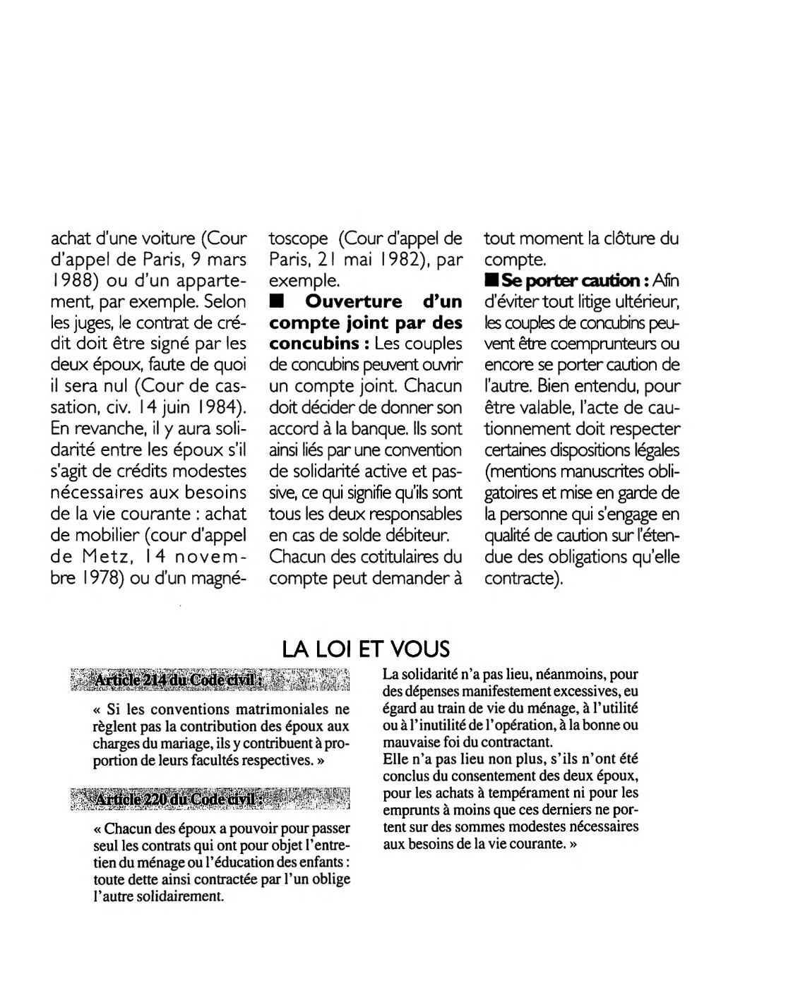 Prévisualisation du document Article 214 du code civil (commentaire)