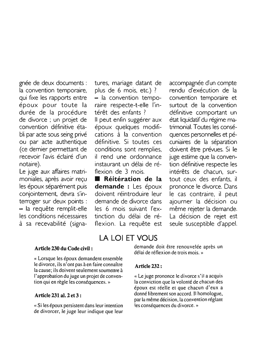 Prévisualisation du document Article 230 du Code civil : commentaire