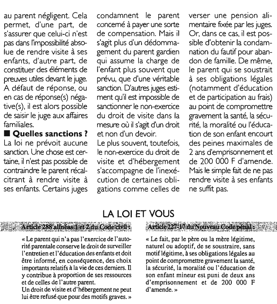 Prévisualisation du document Article 288, code civil: commentaire