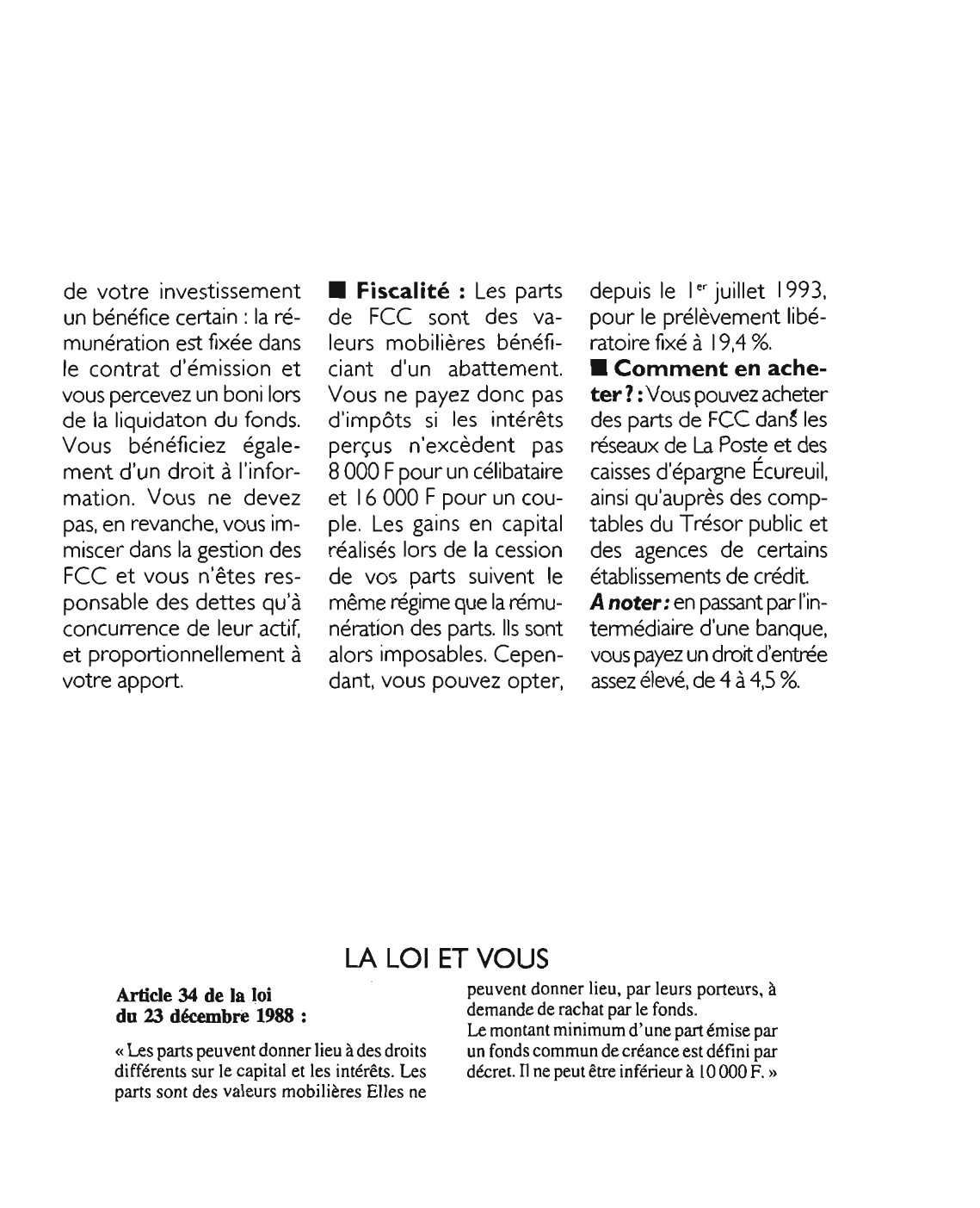 Prévisualisation du document Article 34 de la loi du 23 décembre 1988 : commentaire