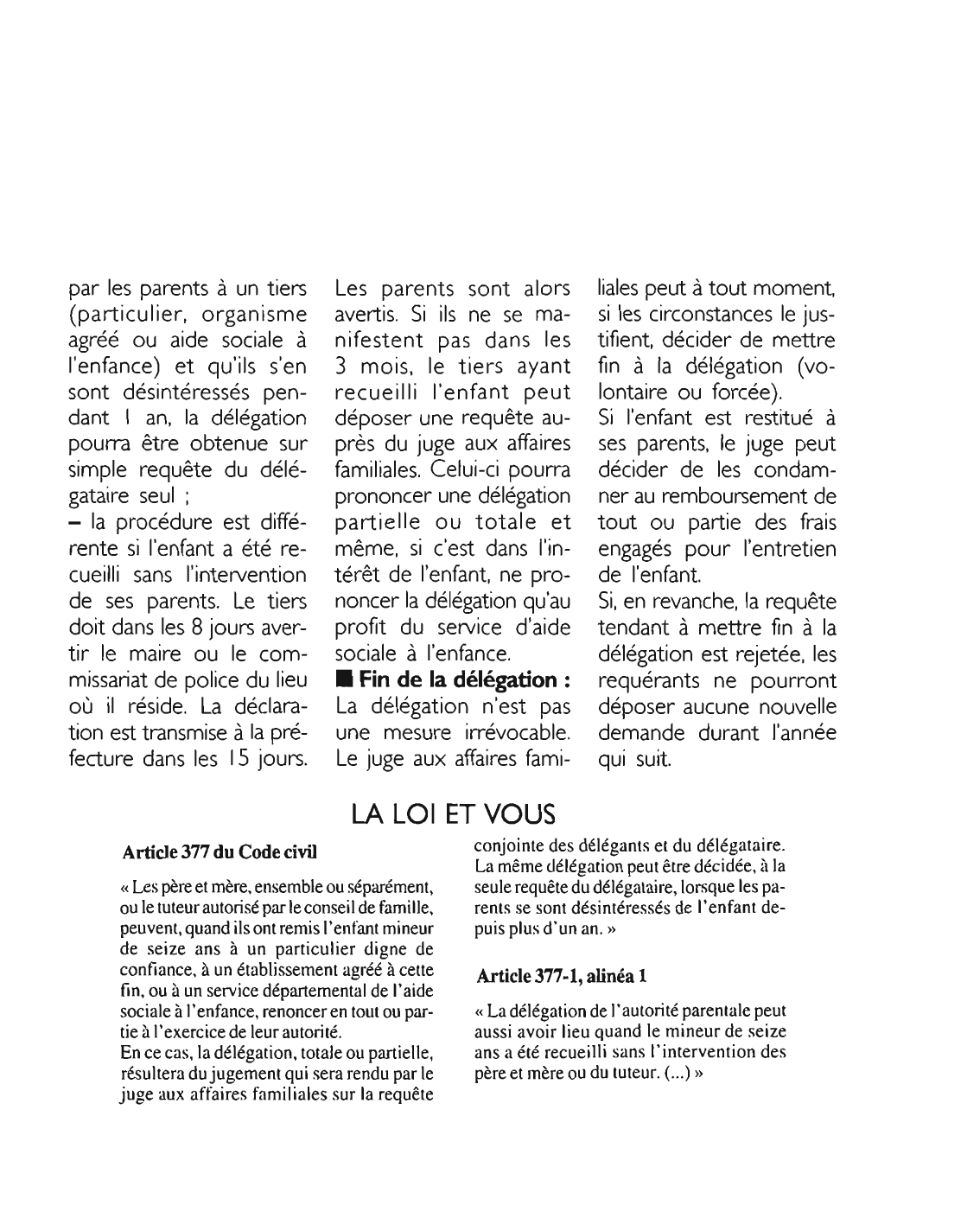 Prévisualisation du document Article 377 du Code civil : commentaire