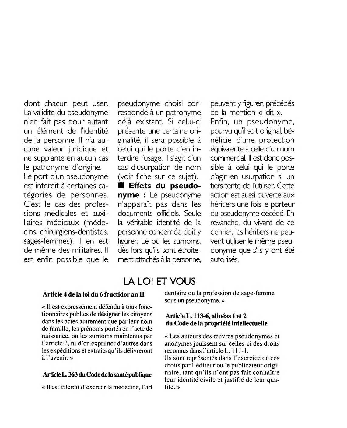 Prévisualisation du document Article 4 de la loi du 6 fructidor an II: commentaire