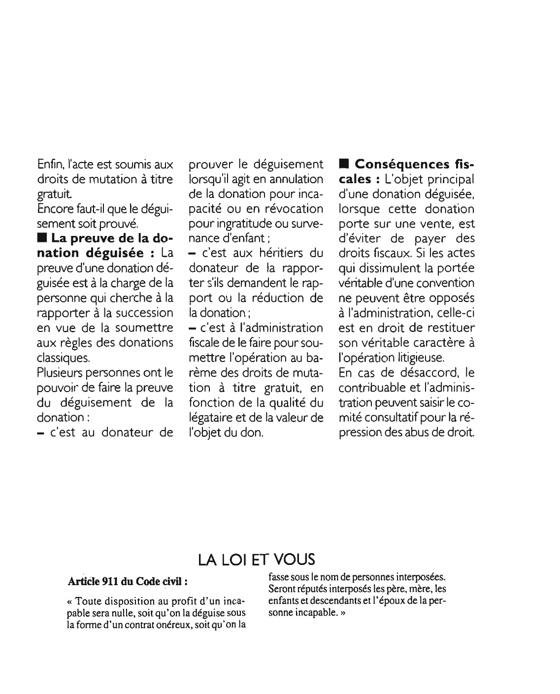 Prévisualisation du document Article 911 du Code civil : commentaire