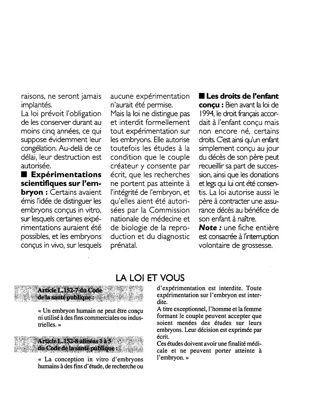 Prévisualisation du document Article L. 152 - 7 du code de la santé publique: commentaire