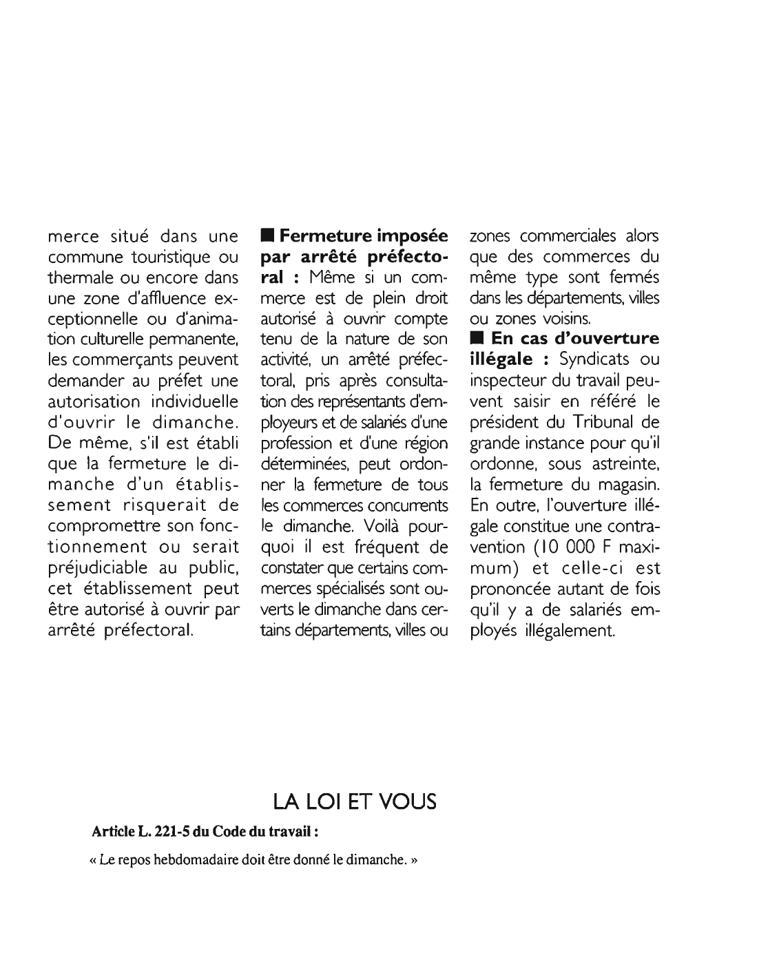 Prévisualisation du document Article L. 221-5 du Code du travail : commentaire