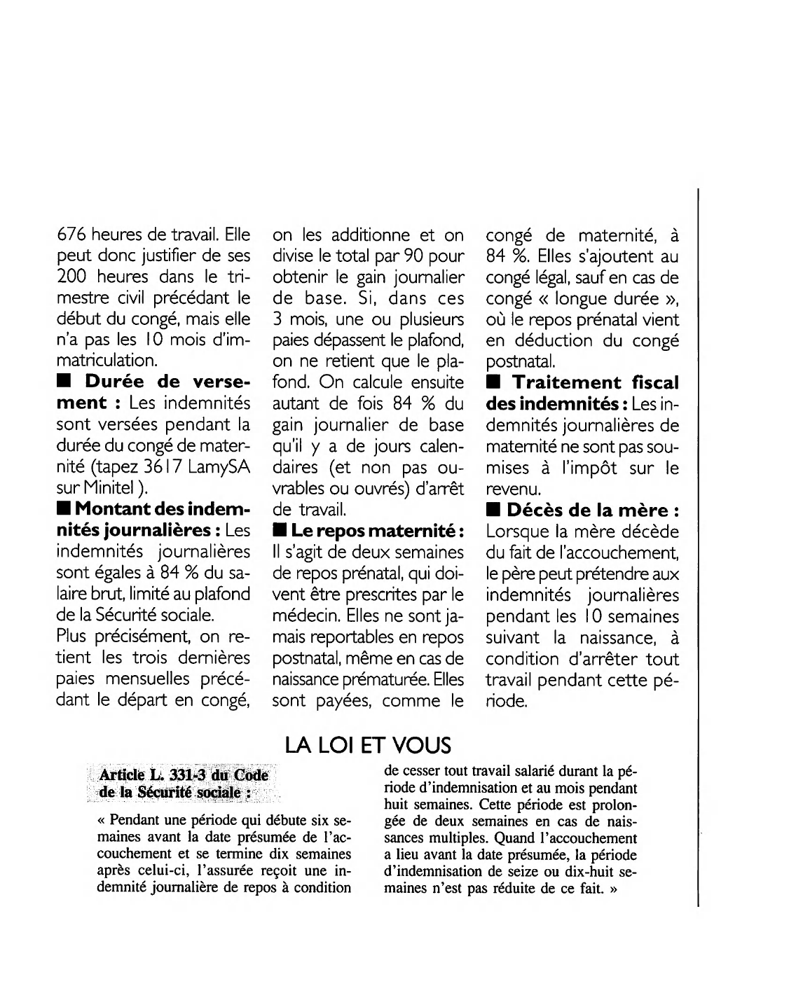 Prévisualisation du document Article L. 331-3 du Codé de la Sécurité sociale : commentaire