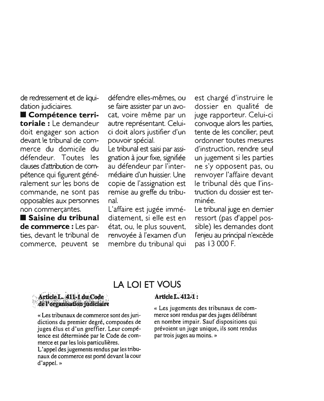 Prévisualisation du document Article L. 411-1 du Code de l'organisation judiciaire : commentaire