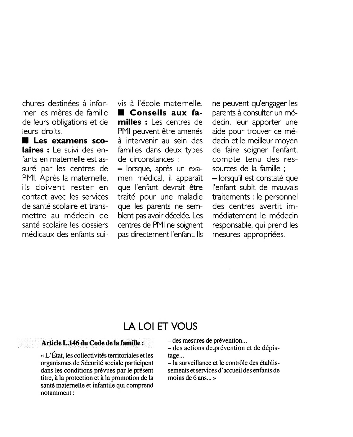 Prévisualisation du document Article L.146 du Code de la famille : commentaire