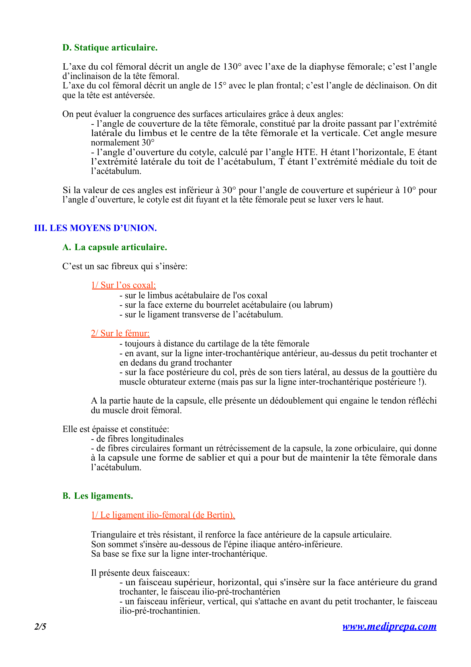Prévisualisation du document ARTICULATION  COXO-FEMORALE