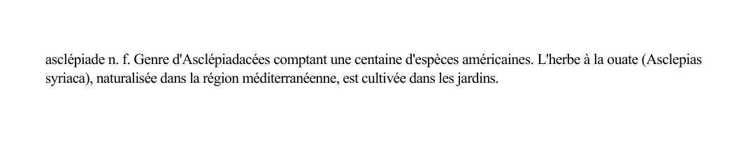 Prévisualisation du document asclépiade n.