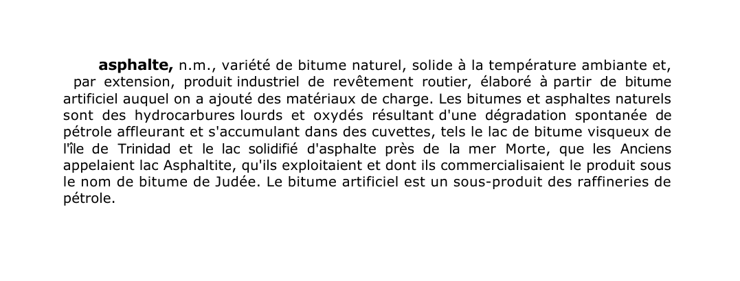 Prévisualisation du document asphalte, n.