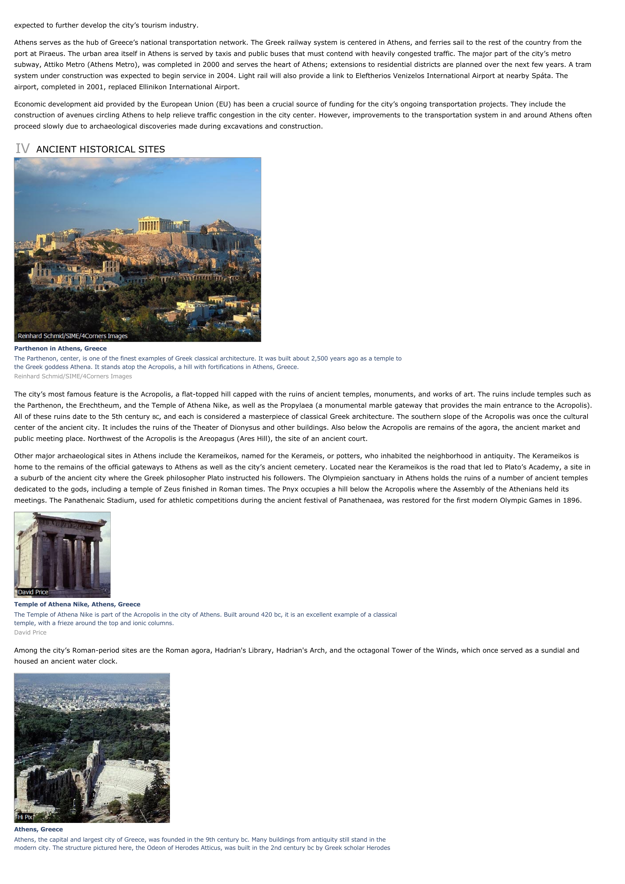 Prévisualisation du document Athens (Greece) - geography.