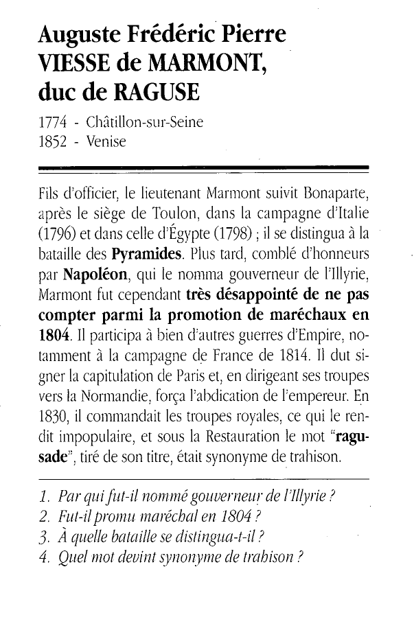Prévisualisation du document Auguste Frédéric Louis de MARMONT