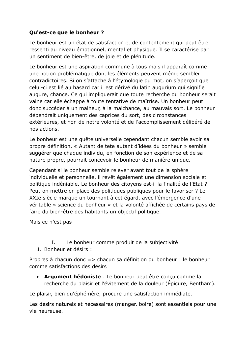 Prévisualisation du document Autant de têtes autant d'idées du bonheur