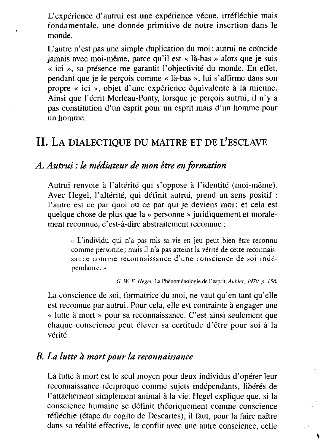 Prévisualisation du document Autrui chez Husserl, Merleau-Ponty, Hegel, Scheler, Comte