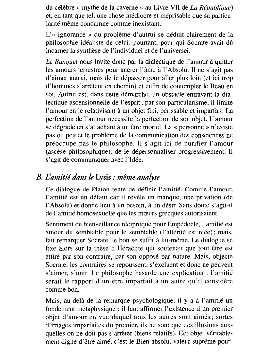 Prévisualisation du document AUTRUI dans la philoshie grecque et ancienne (Platon, Aristote, Epicure)