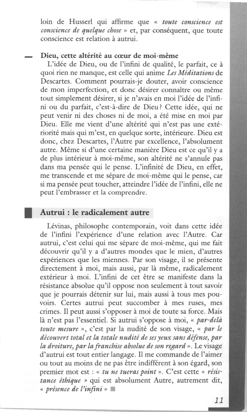 Prévisualisation du document AUTRUI - Résumé de cours