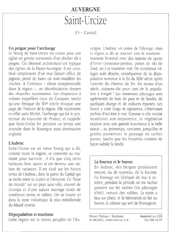 Prévisualisation du document AUVERGNESaint-Urcize.