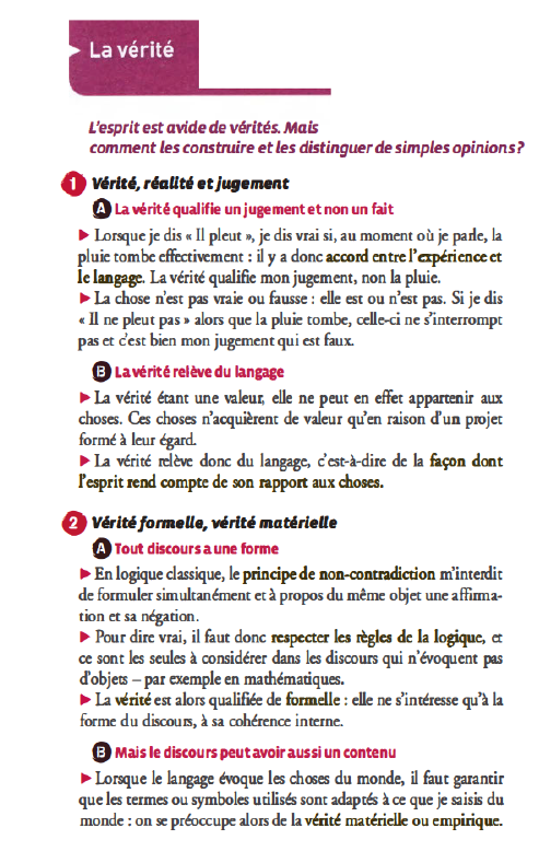 Prévisualisation du document Aux exigences de forme s'ajoutent celles concernant le« contenu»
du langage.
► C'est le cas dans toutes les sciences, étant...