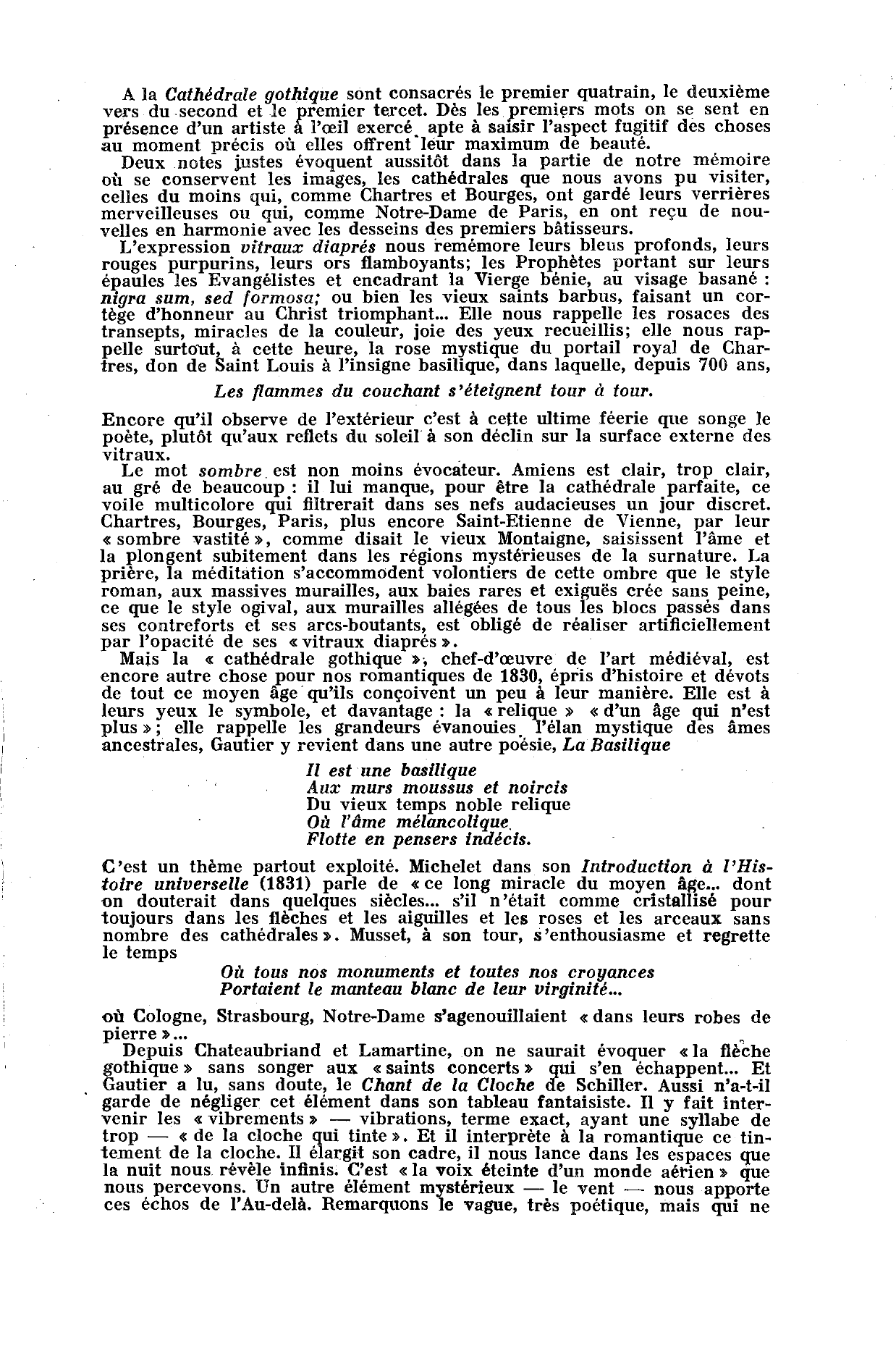 Prévisualisation du document Aux vitraux diaprés des sombres basiliques, Théophile Gautier (commentaire)