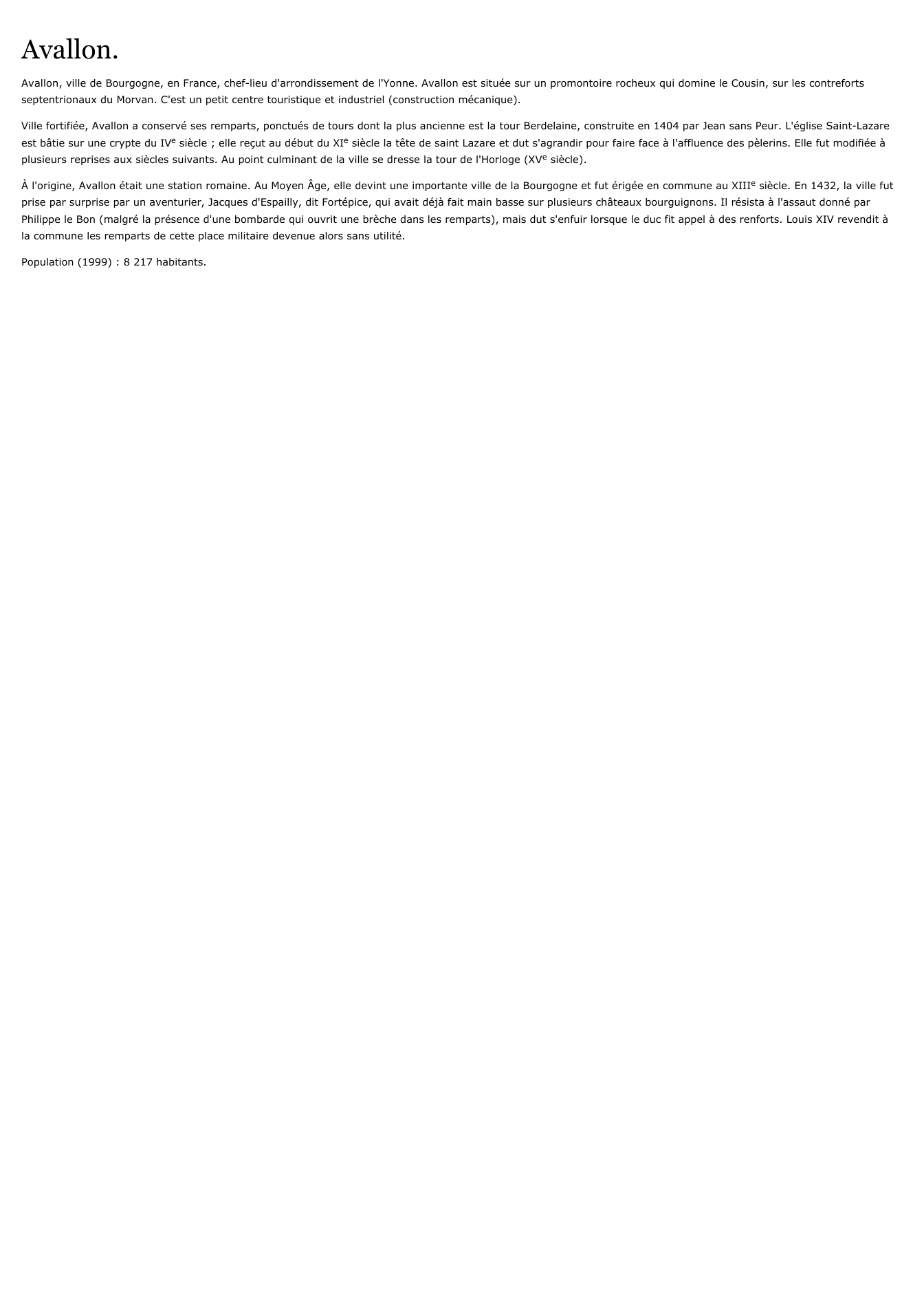 Prévisualisation du document Avallon.