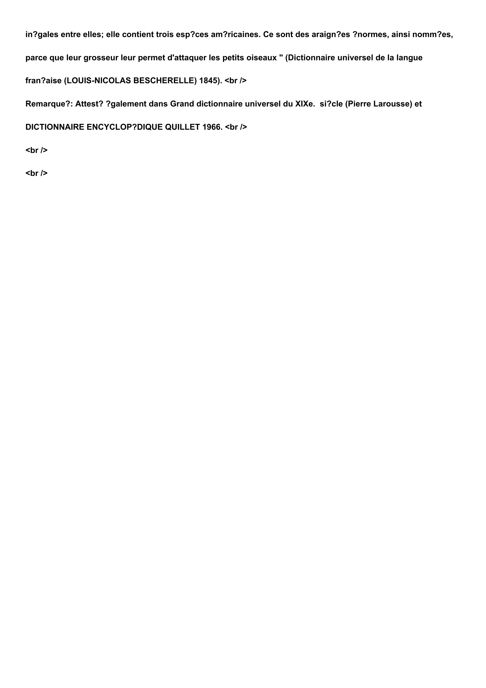 Prévisualisation du document AVICULAIRE, adjectif et substantif.