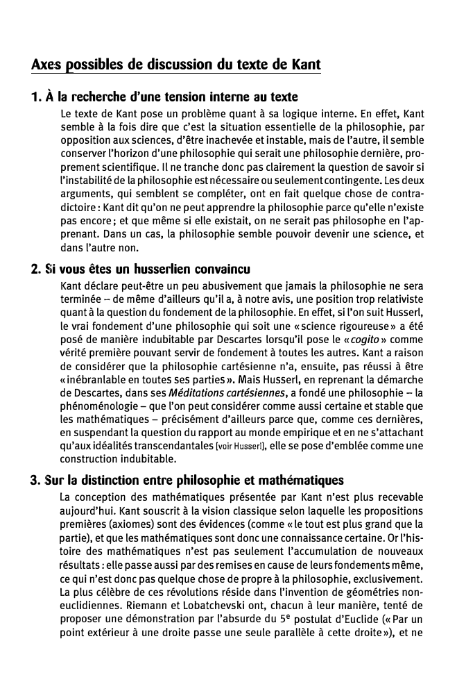 Prévisualisation du document Axes possibles de discussion du texte de Kant

1. À. la recherche d'une tension interne au texte

Le texte de...