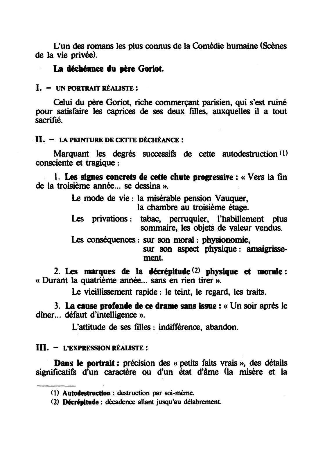 Prévisualisation du document BALZAC - Le Pire Goriot - Ch. 1. UNE PENSION BOURGEOISE