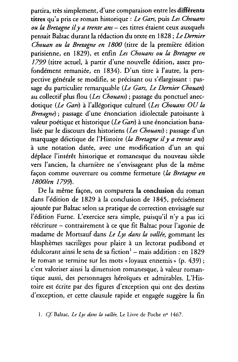 Prévisualisation du document Balzac : Les Chouans