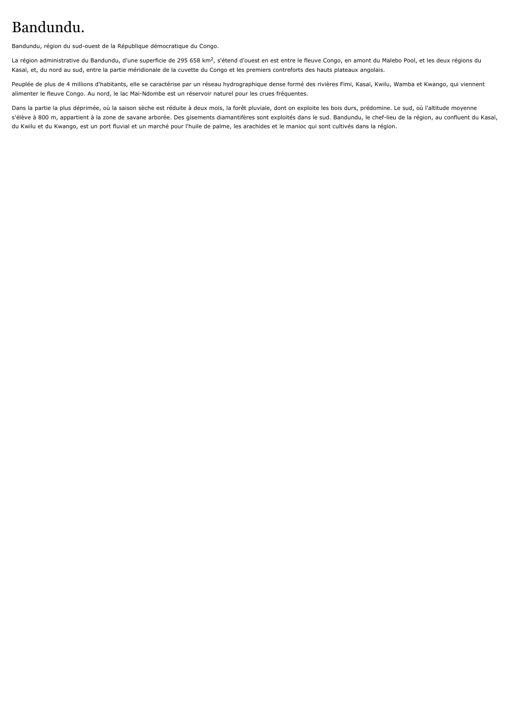 Prévisualisation du document Bandundu.