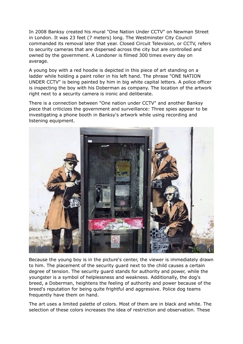 Prévisualisation du document Banksy