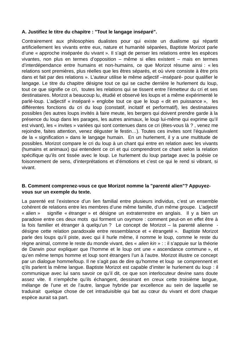Prévisualisation du document Baptiste Morizot et le langage inséparé