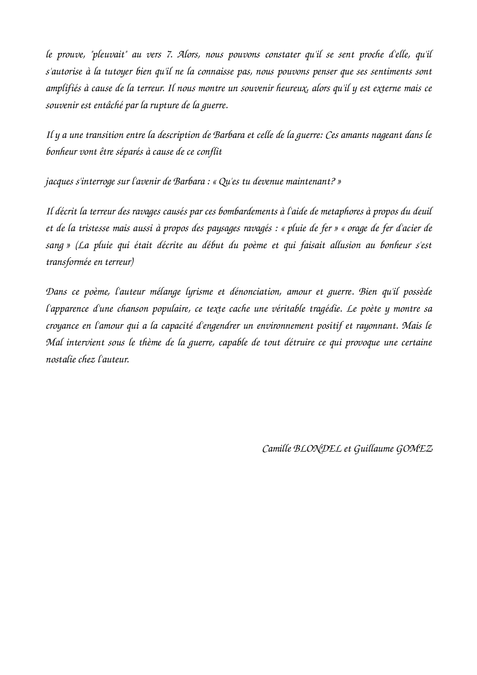Prévisualisation du document Barbara Histoire de L'art