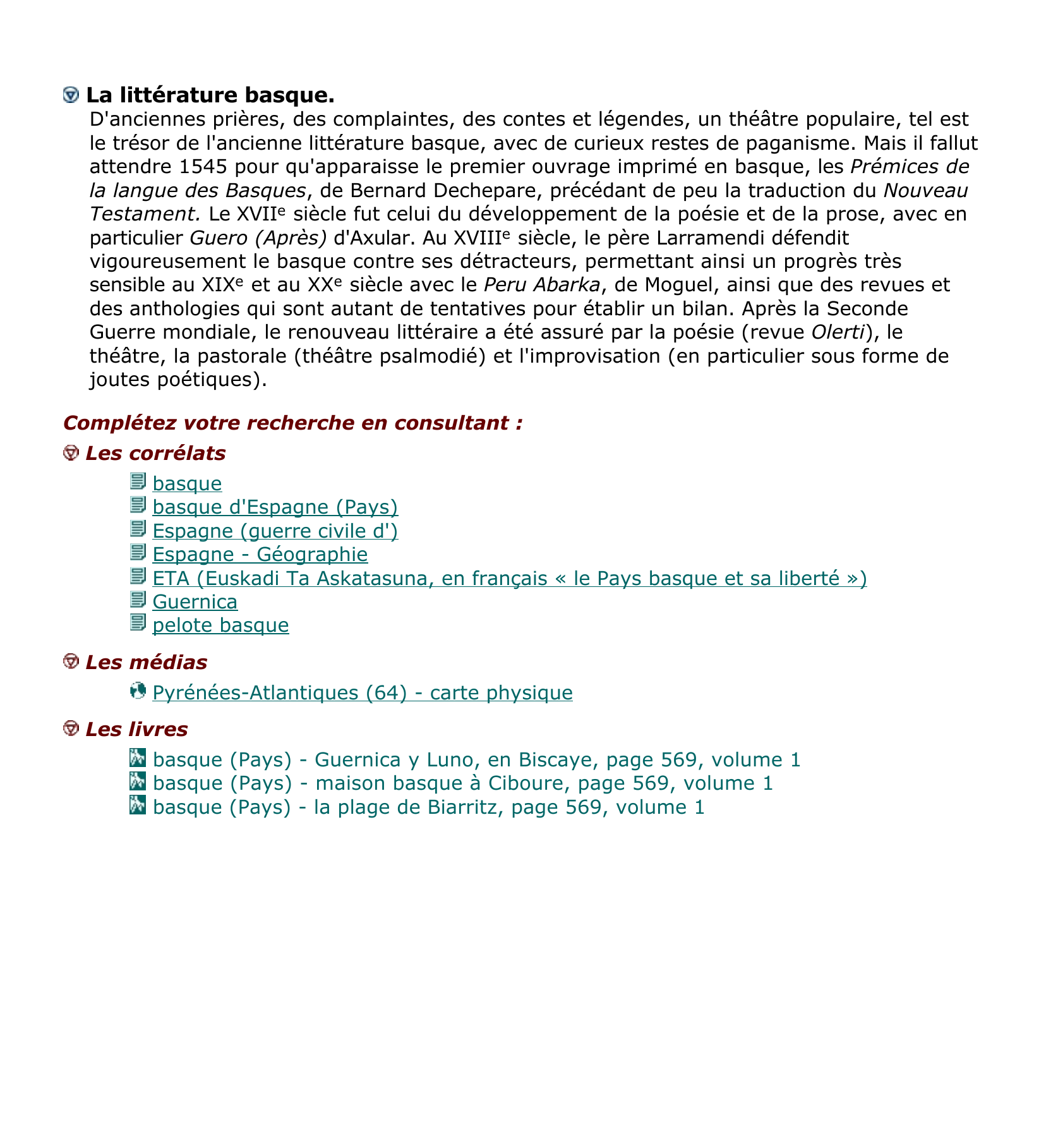 Prévisualisation du document basque (Pays) - encyclopédie.