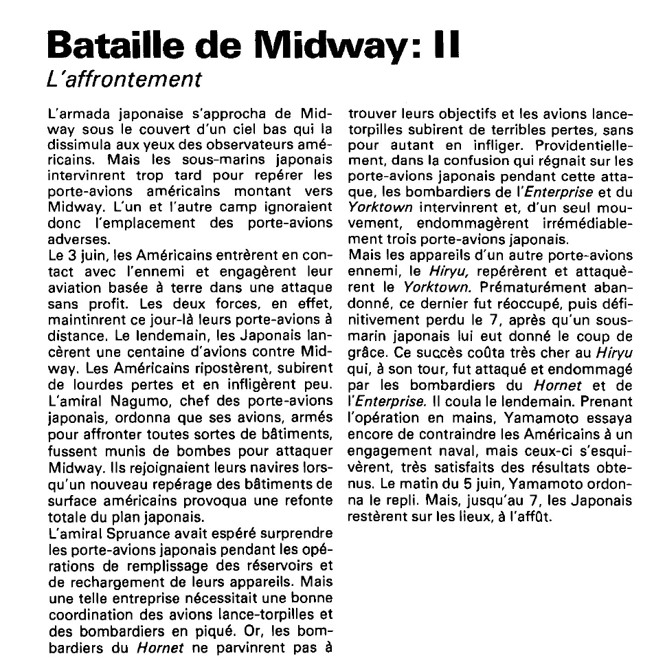 Prévisualisation du document Bataille de Midway: 
Plans rivaux.