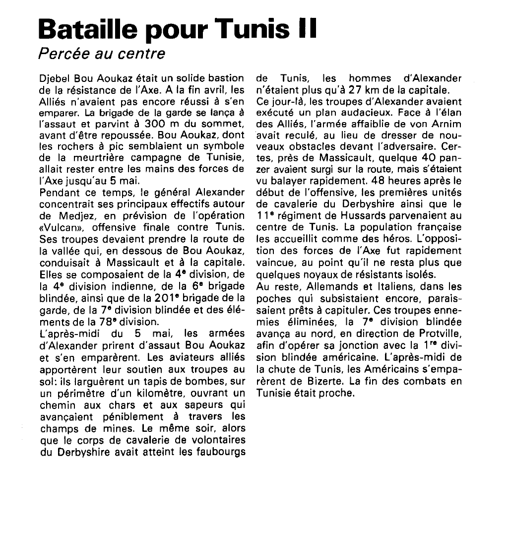 Prévisualisation du document Bataille pour Tunis (seconde guerre mondiale).