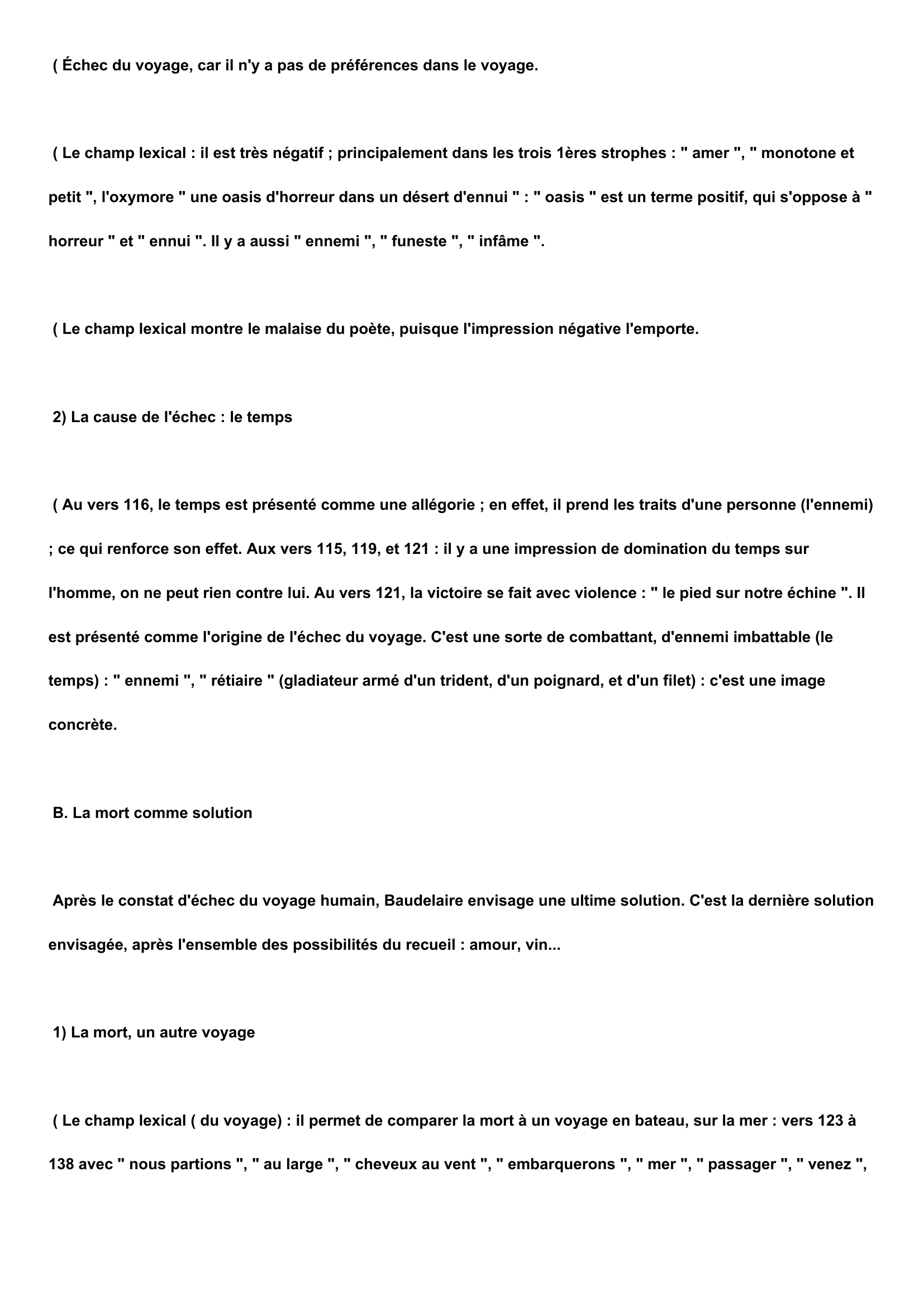 Prévisualisation du document Baudelaire: Le Voyage est le dernier poème des Fleurs du mal