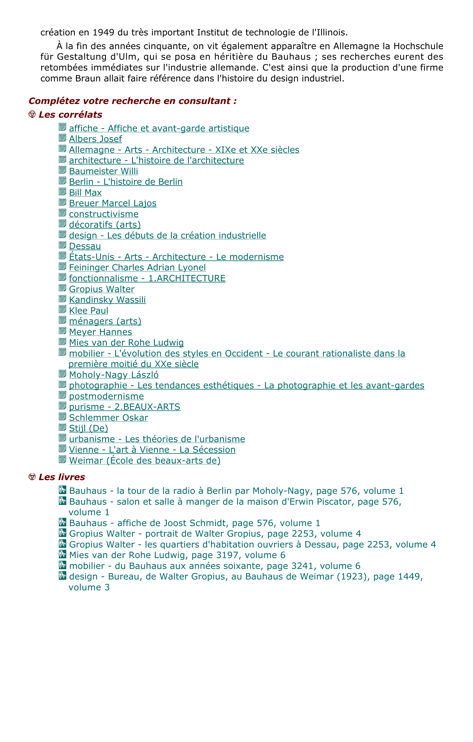 Prévisualisation du document Bauhaus - encyclopédie.