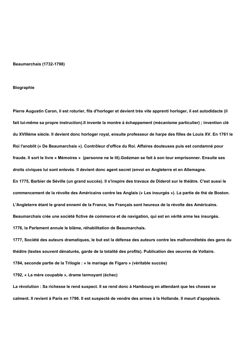 Prévisualisation du document Beaumarchais