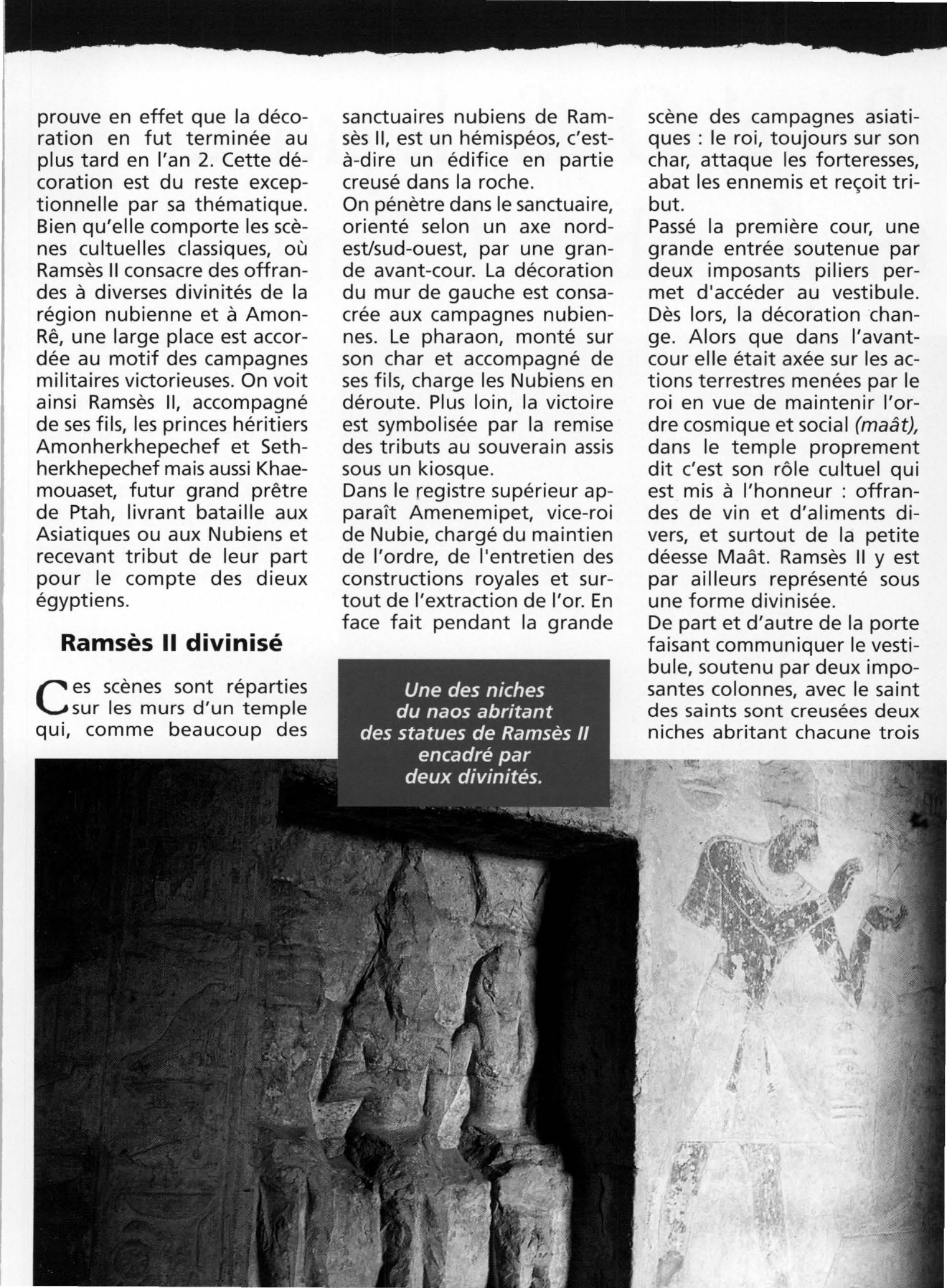 Prévisualisation du document Beit el-Ouali: le premier temple nubien de Ramsès II