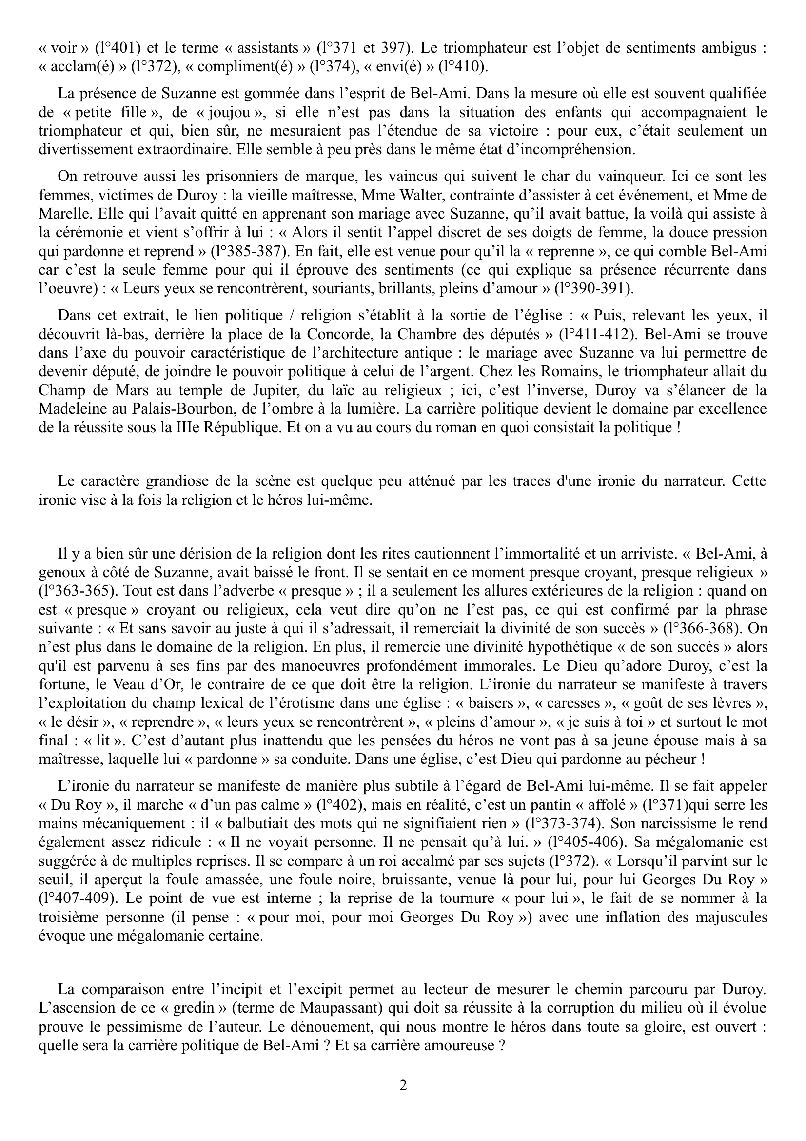 Prévisualisation du document Bel-Ami, excipit « L'encens répandait (…) au sortir du lit » (p°370-371) - commentaire