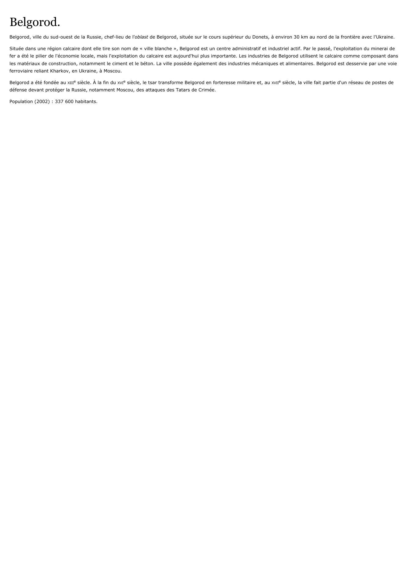 Prévisualisation du document Belgorod.