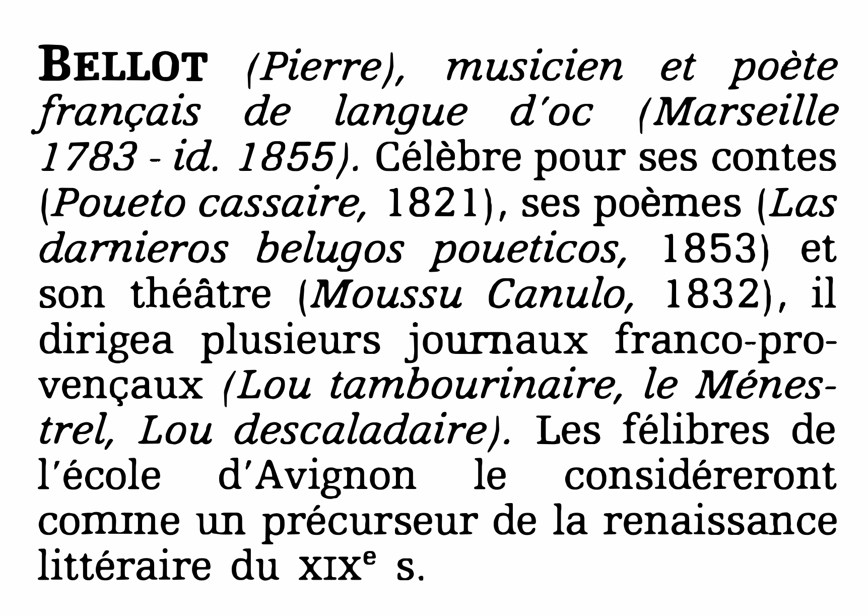 Prévisualisation du document BELLOT (Pierre)