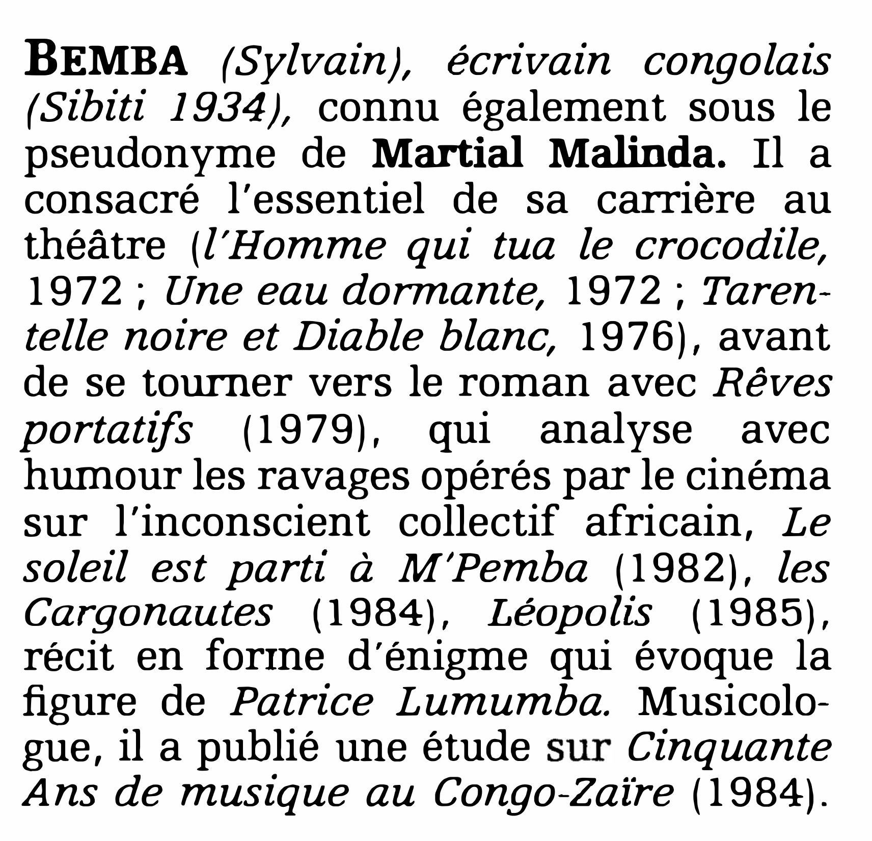 Prévisualisation du document BEMBA (Sylvain)