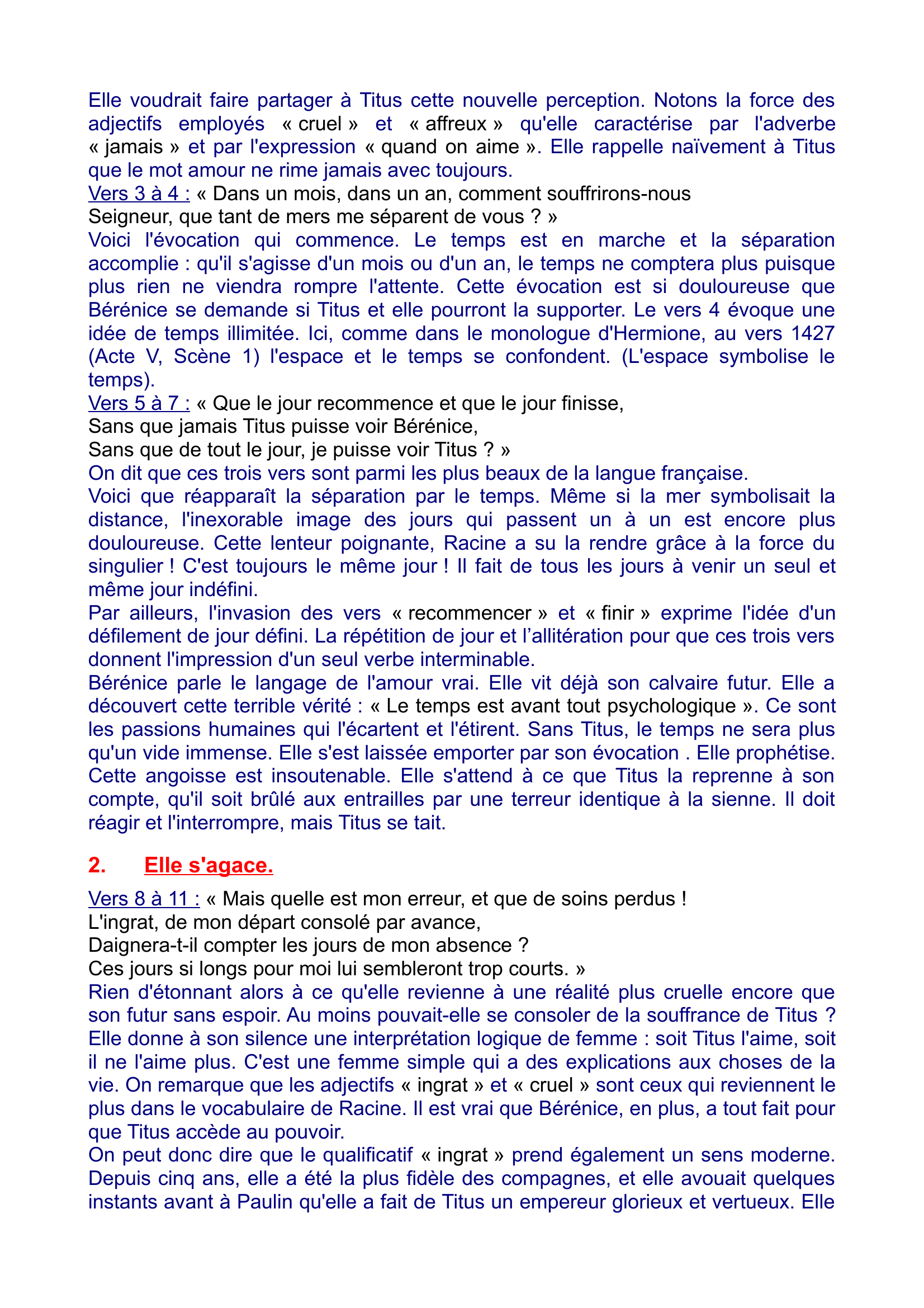 Prévisualisation du document BÉRÉNICE ACTE IV, SCÈNE 5 de Racine (commentaire de texte)