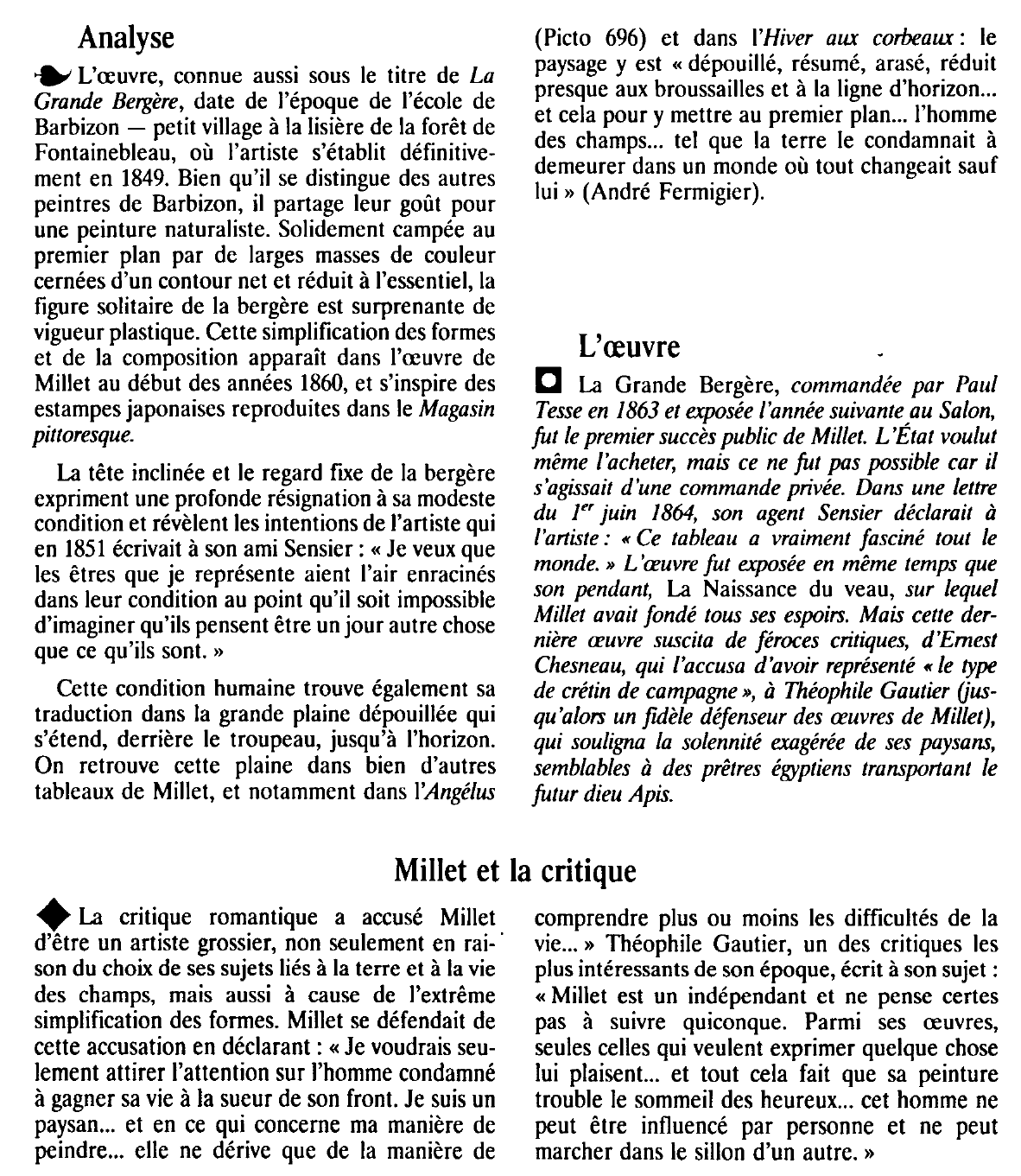 Prévisualisation du document BERGÈRE GARDANT SES MOUTONS DE MILLET