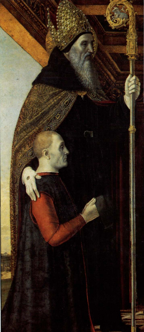 Prévisualisation du document BERGOGNONE ou BORGOGNONE Ambrogio da Fossano, dit	: Saint Augustin.