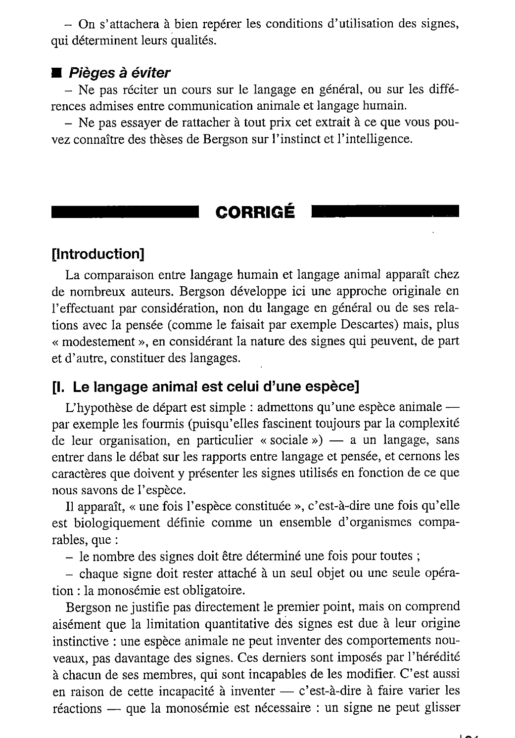 Prévisualisation du document Bergson, L’évolution créatrice: le langage