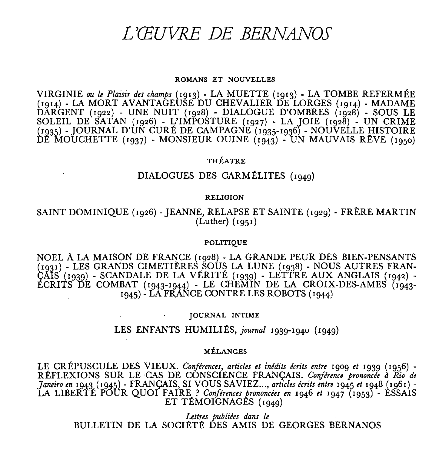 Prévisualisation du document BERNANOS (photographie)